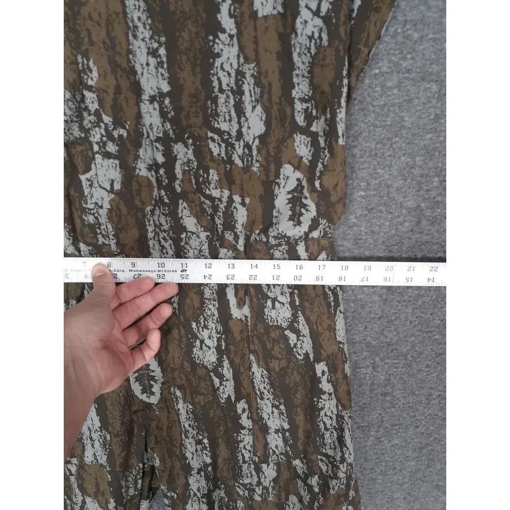 Vintage Charles Daly collection coveralls Adult XL Camoflauge natural bark‎ mens